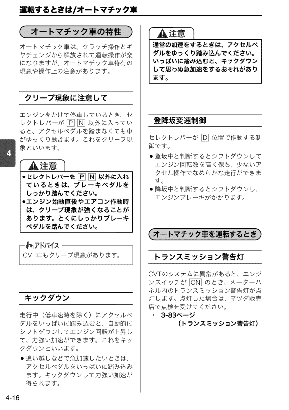 セレクトレバー